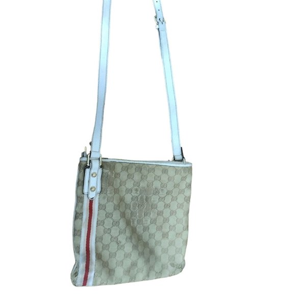 Gucci GG Canvas and Leather Web Jolicoeur Charms Shoulder Bag💥PRICE DROP💥 - Picture 3 of 11